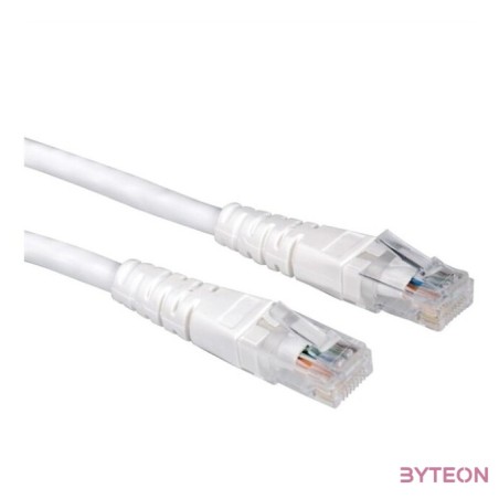 VALUE Kábel UTP CAT6 LSOH, kihúzás gátló, 0,5m, fehér