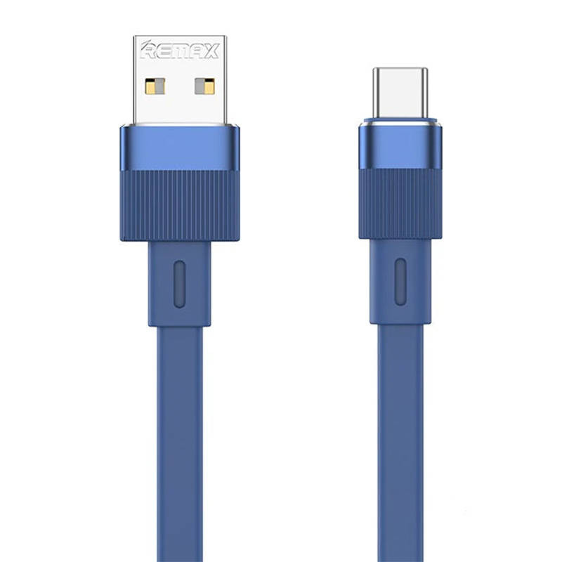 Cable USB-C Remax Flushing, 2.4A, 1m (blue)