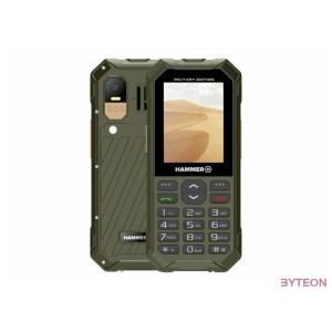 HAMMER 6 LTE Military Edition 2,4 Dual SIM csepp-, por- és ütésálló mobiltelefon - fekete