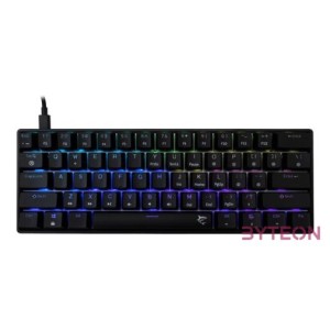 BILL White Shark GK-004121B,BL-US SHINOBI-2 vezetékes mechanikus gamer billentyűzet - fekete - US