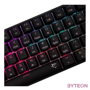 BILL White Shark GK-004111B,R-US SHINOBI-2 vezetékes mechanikus gamer billentyűzet - fekete - US