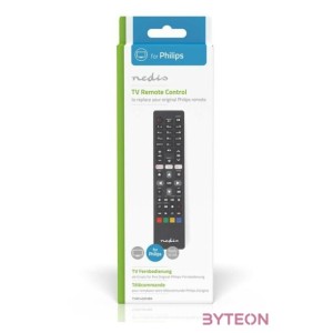 Nedis csere távirányító, Philips, előre programozott, Amazon Prime, Netflix, Rakuten TV, Smart Hub gombok