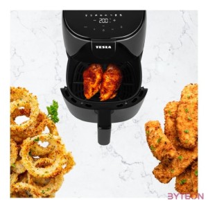 HKN TESLA AirCook Q40 HOT Air Fryer - forrólevegős sütő - Fekete