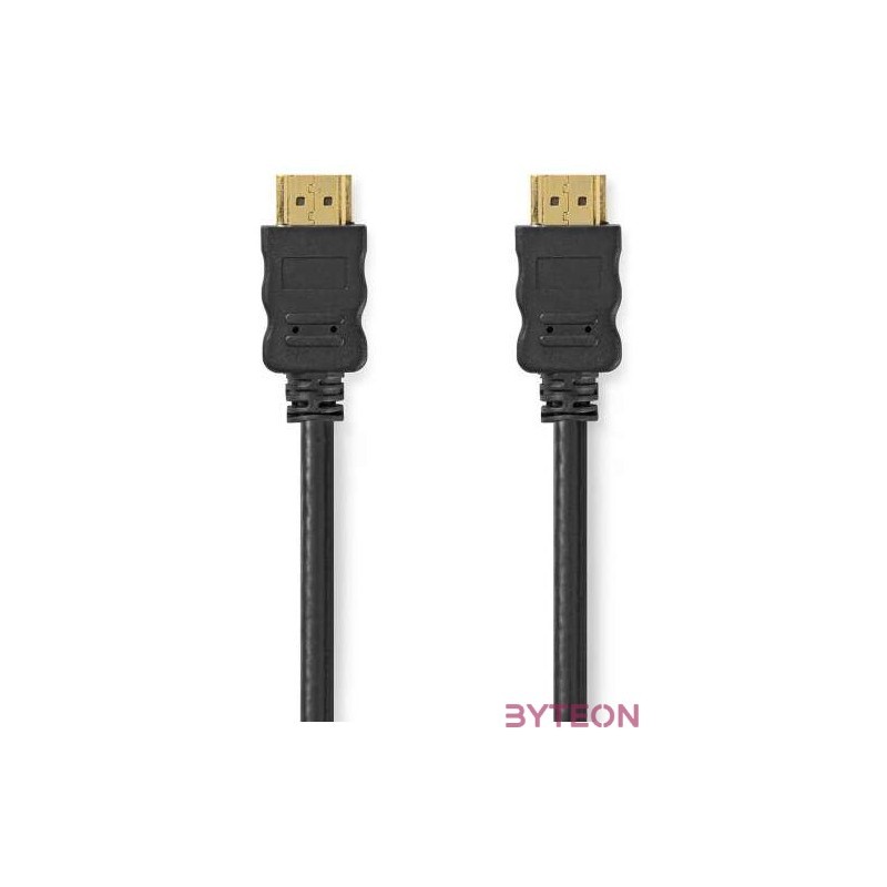 Nedis CVGL34060BK150 ultra HD HDMI kábel, HDMI dugó - dugó, 4K60Hz, ARC, 18 Gbps, aranyozott csatlakozók, hossz 15m