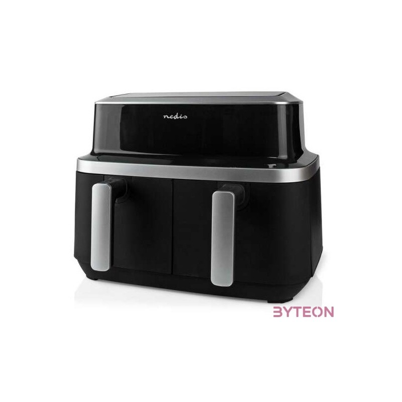 Nedis KAAF320BK 2x4.2l forrólevegős légkeverős sütő