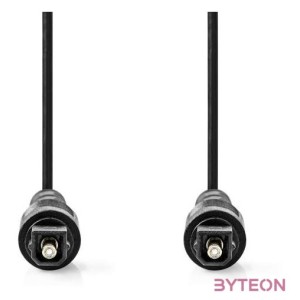 Nedis CAGL25000BK30 optikai audio kábel, TosLink dugó, hossz 3m