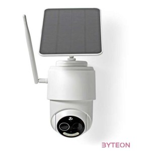 Nedis WIFICBO50WT WIFI kűltéri kamera, full HD 1080p, dönthető, forgatható, IP65, akku 9000 mAh, napelem, mozgásérzékelő