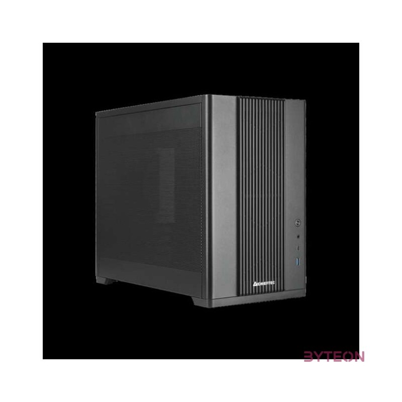 CHIEFTEC Ház Uni, mATX, 1x120mm ventilátor, Tápegység nélkül, Fekete