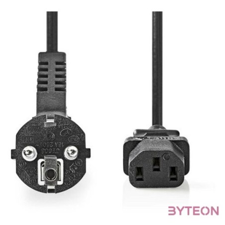 Nedis CEGL10000BK20 táp kábel IEC-320-C13, 3 x 0.75 mm hossz 2m