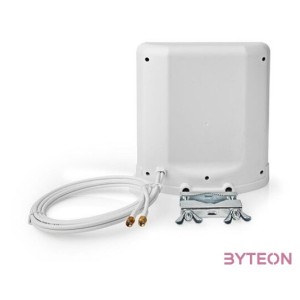 Nedis ANOR5G20WT Beltéri és kültéri antenna, 3G , 4G , 5G, 698 MHz -5000 MHz, Nyereség 6 dB