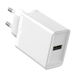 Wall charger EU USB-A Vention FAAW0-EU 12W, 2.4A, (white)