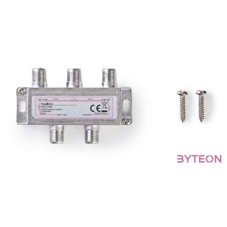 Nedis F elosztó 1-be - 4-ki, 5 - 2400 MHz  6,5 dB, SSPL410ME