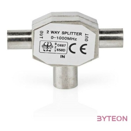 Nedis CSGB40950ME koax T elosztó