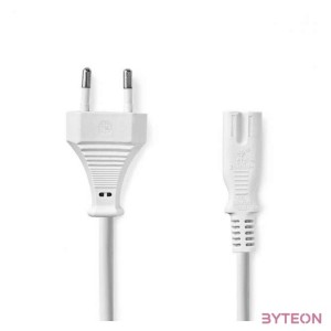 Nedis CEGL11040WT50 táp kábel IEC-320-C7, 2 x 0.75 mm, hossz 5m, fehér