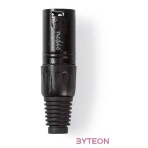 NEDIS COTP15900BK szerelhető XLR dugó