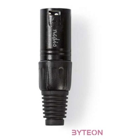 NEDIS COTP15900BK szerelhető XLR dugó