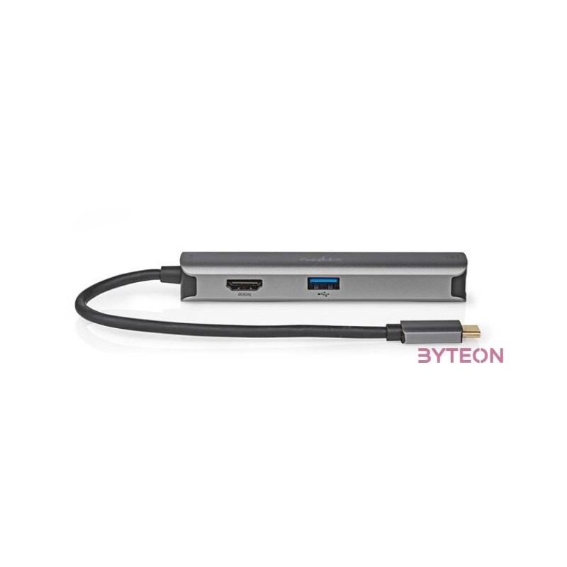Nedis CCBW64210AT02 USB-C (USB C) dugó - 3x USB, HDMI, RJ45, 5 Gbps