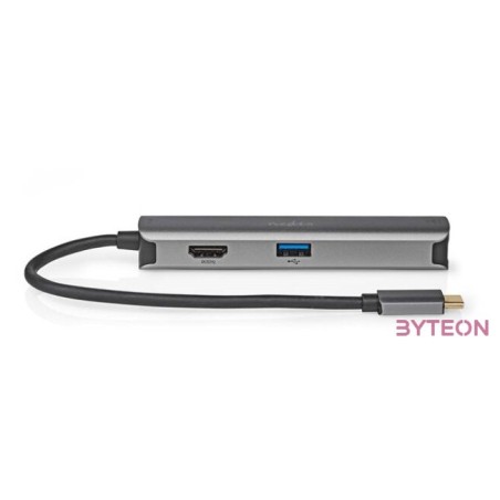Nedis CCBW64210AT02 USB-C (USB C) dugó - 3x USB, HDMI, RJ45, 5 Gbps