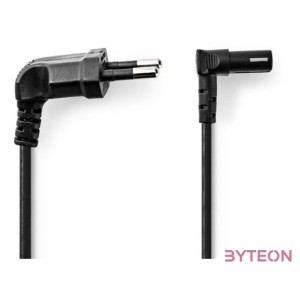 Nedis CEGL11075BK20 táp kábel IEC-320-C1, 90-os szögben hajlított, 2m