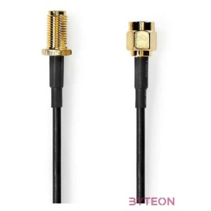 Nedis CSGL02010BK10 SMA kábel, 50 Ohm, 1m