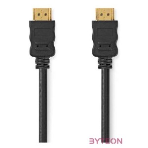 Nedis CVGL34060BK50 ultra HD HDMI kábel, HDMI dugó - dugó, 4K60Hz, ARC, 18 Gbps, aranyozott csatlakozók, hossz 5m