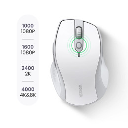 Wireless mouse UGREEN MU101 2.4G (White)