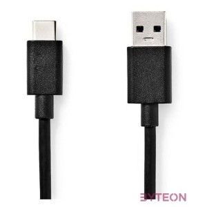 Nedis CCGL61600BK10 USB kábel, USB 3.2 Gen 1, USB-A dugó - USB-C dugó, 15 W  5 Gbps, 1 m