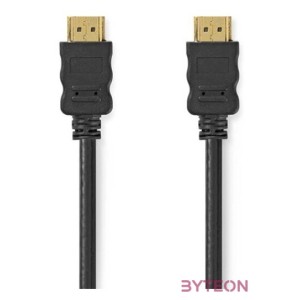 Nedis CVGL34060BK10 ultra HD HDMI kábel, HDMI dugó - dugó, 4K60Hz, ARC, 18 Gbps, aranyozott csatlakozók, hossz 1m