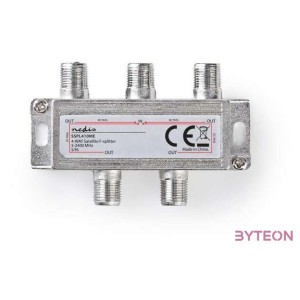 Nedis F elosztó 1-be - 4-ki, 5 - 2400 MHz  6,5 dB, SSPL410ME