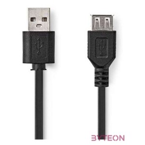 Nedis CCGL60010BK20 USB hosszabító , toldó kábel, USB2.0, hossz 2m