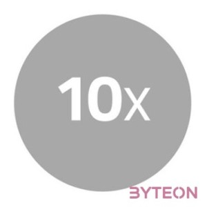 Nedis CSGP41956ME műholdas és antenna adapter, 10 db, F Férfi Gyors, F Nő,  Nikkelezett, 75 Ohm,  Egyenes, Fém, Ezüs