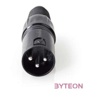 NEDIS COTP15900BK szerelhető XLR dugó