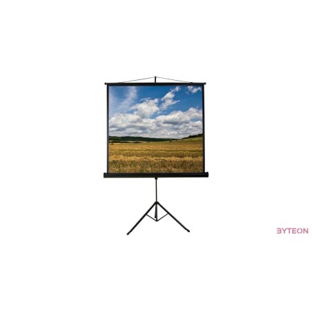Funscreen Tripod 1:1 200cm×200cm hordozható 3 lábú állványos vetítővászon