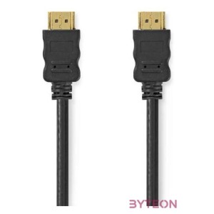 Nedis CVGL34060BK150 ultra HD HDMI kábel, HDMI dugó - dugó, 4K60Hz, ARC, 18 Gbps, aranyozott csatlakozók, hossz 15m