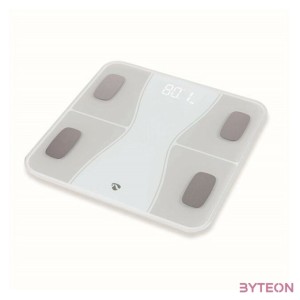 Nedis BTHPS11WT Bluetooth okos személy mérleg, max. terhelés 180kg, Android , IOS