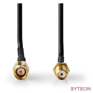 Nedis CSGL02010BK10 SMA kábel, 50 Ohm, 1m