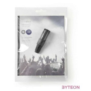 NEDIS COTP15900BK szerelhető XLR dugó