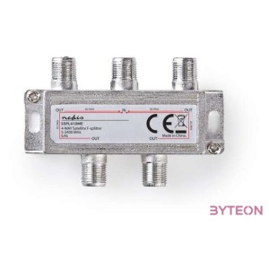 Nedis F elosztó 1-be - 4-ki, 5 - 2400 MHz  6,5 dB, SSPL410ME