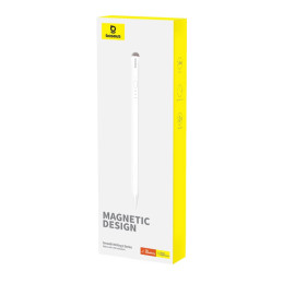 Stylus Baseus Smooth Writing Series with LED indicators active/passive version (White)