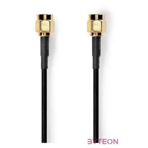 Nedis CSGL02000BK50 SMA kábel, aranyozott, 50 Ohm, árnyékolt,  5 m