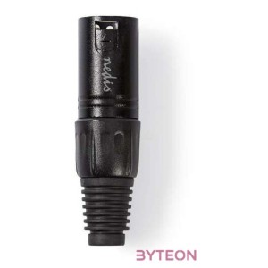 NEDIS COTP15900BK szerelhető XLR dugó