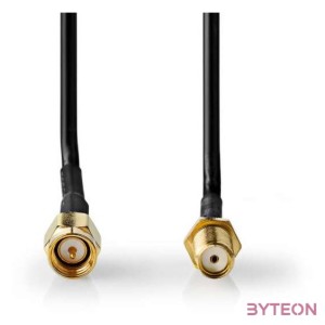 Nedis CSGL02010BK10 SMA kábel, 50 Ohm, 1m