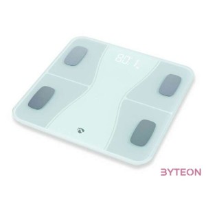 Nedis BTHPS11WT Bluetooth okos személy mérleg, max. terhelés 180kg, Android , IOS