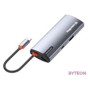 COLORWAY USB-elosztó (dokkolóállomás) CW-HUB02, USB-C 6-B-1 Type C PD 100W,USB3.03,HDMI 4,RJ45
