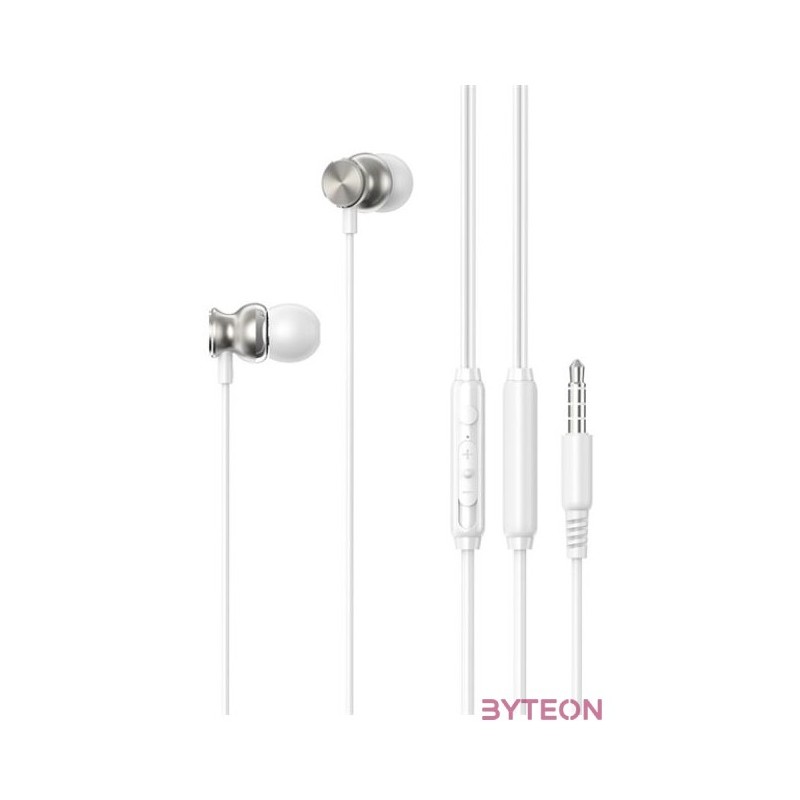 COLORWAY Fejhallgató CW-WD03WT, 3,5 mm-es vezetékes fülhallgató UrbanBeat White