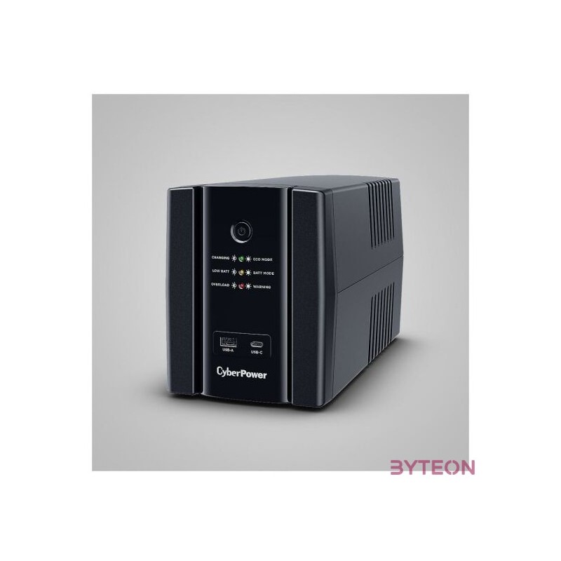 CYBERPOWER UPS UT2200EG (4 aljzat) 2200VA 1320W, 230V szünetmentes tápegység LINE-INTERACTIVE