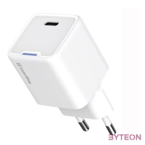 COLORWAY AC töltő GaN Mini CW-CHS056PD-WT 35W PD port PPS USB-C fehér