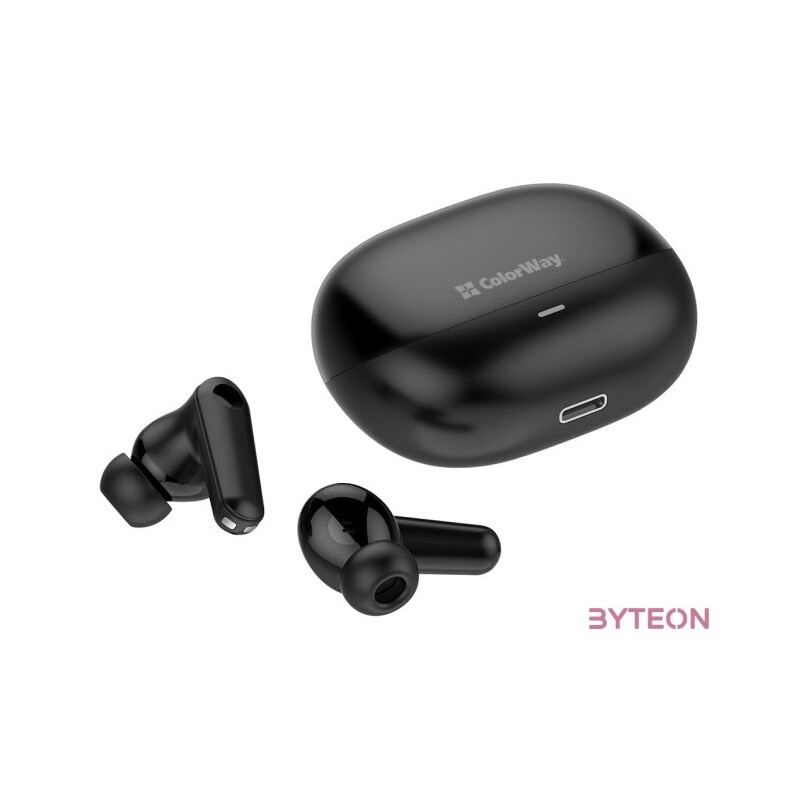 COLORWAY Fejhallgató, vékony TWS-1 fülhallgató hosszú élettartamú fekete