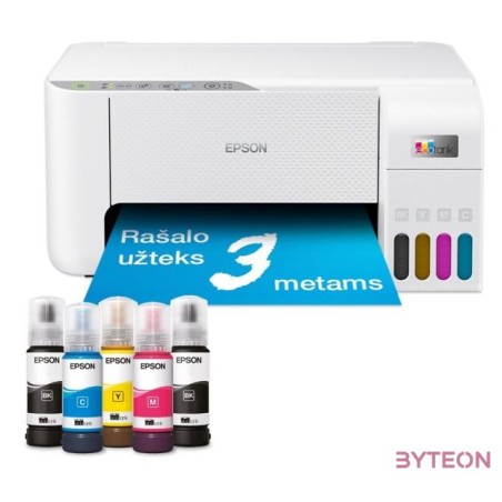 EPSON Tintasugaras nyomtató - EcoTank L3276 (A4, MFP, színes, 5760x1440 DPI, 33 lap,perc, USB,Wifi)