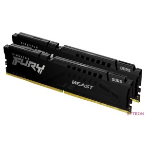 KINGSTON FURY Memória DDR5 64GB 5600MT,s CL40 DIMM (Kit of 2) Beast Black